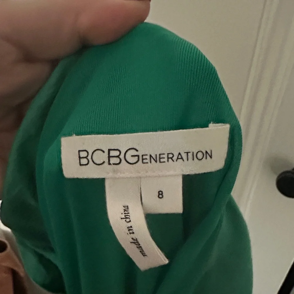 BCBGeneration Emerald One-Shoulder Dress - Picture 2 of 3